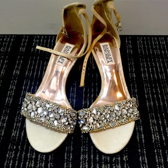 Badgley Mischka open toe heels - Picture 1 of 4